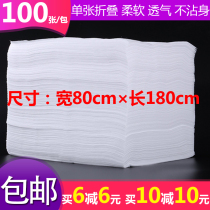 Disposable bed sheets for beauty salons special massage travel non-woven breathable beauty bed sterile pad 100 sheets of single paper