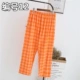 Vận chuyển cotton mỏng phần mùa xuân và mùa thu kích thước lớn quần nhà nữ nam đôi cotton dệt cotton đồ ngủ kẻ sọc lỏng quần âu nam