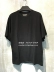 Châu Âu và Mỹ đường phố cao OVERSIZE lỏng vai kanye YEEZY màu dừa rắn màu áo thun hoang dã áo sơ mi tay ngắn áo phông nam có cổ Áo phông ngắn