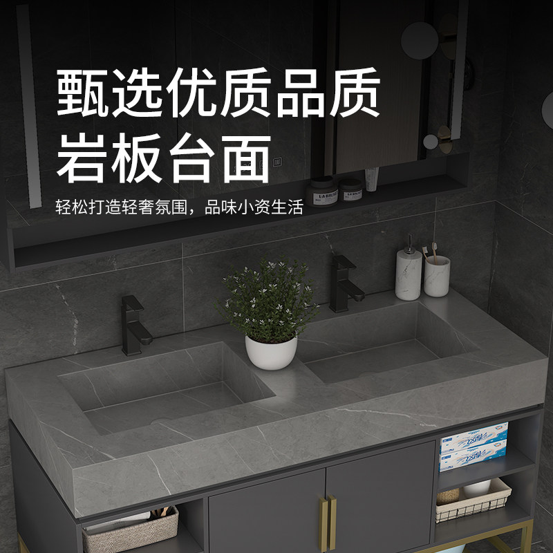 Rock board integrated basin washroom washroom make-up room stage pelvis wash-face wash-face basin bath cabinet Ceramic Basin Bathroom cleaning utensils