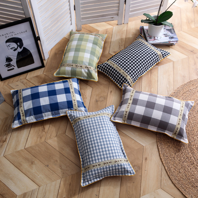 Whole cotton buckwheat shell pillow plate adult buckwheat wheat neck pillow can be removed for single student dorm nap pillow