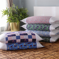 Day Style Good Pint Style Washed Cotton Millet Pillows Adult Full Cotton Buckwheat Leather Pillow Core Care Cervical Spine Pillow Health Care Pillow