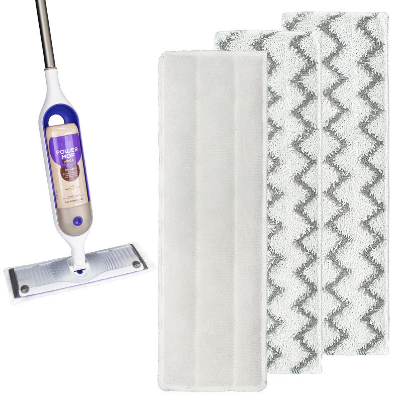 Suitable for Swiffer Powermop Household Flat Mop Pads, Dry and Wet Dual-Use Adhesive Mop Replacement Pads
