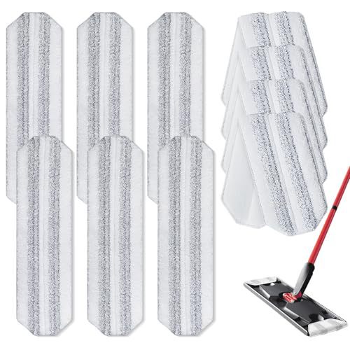 Suitable for Vileda/O-Cedar H2Pro Adhesive Mop Pads, Microfiber Flat Mop Cloth