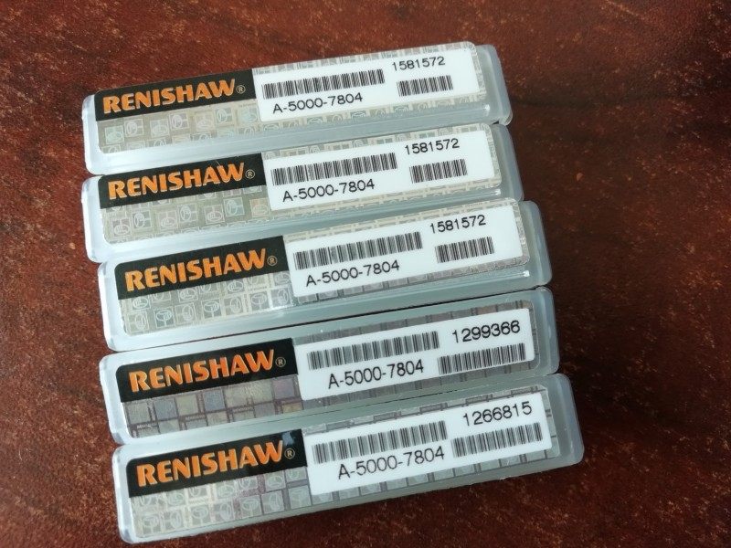Renishaw A-5000-7804 measuring needle M2 threaded three-coordinate gem measuring head