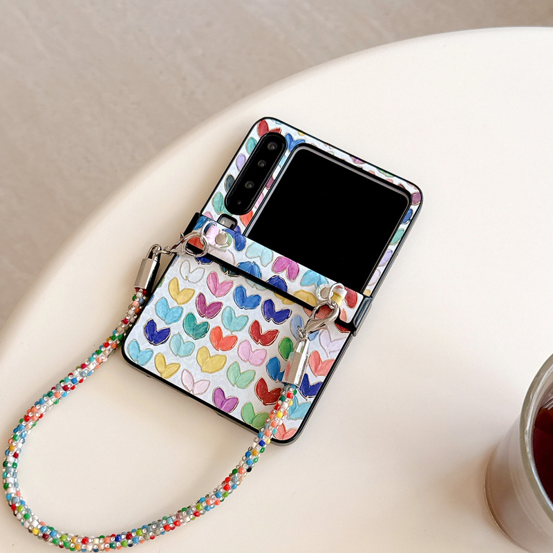 Colorful Heart-Shaped Luxury Style Huawei Purax Collector's Edition Phone Case Pocket2 Cute Girl Hinge Purax Protective Cover Full Cover Shell Purax Crossbody Strap Suitable for Huawei Pocket2 Colorful Heart-Shaped Luxury Style Huawei Purax Collector's Edition Phone Case Pocket2 Cute Girl Hinge Purax Protective Cover Full Cover Shell Purax Crossbody Strap Suitable for Huawei Pocket2
