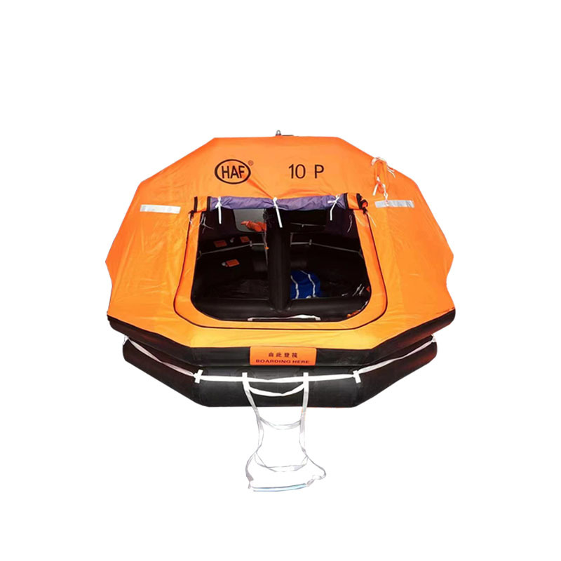 New Standard Inflatable Throw-Overboard Life Raft for Marine Use, Self-Righting, Fish Inspection Life Raft, Ship Inspection Certificate New Standard Inflatable Throw-Overboard Life Raft for Marine Use, Self-Righting, Fish Inspection Life Raft, Ship Inspection Certificate