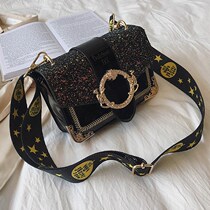 Cute lolita bag dark line Japanese female crossbody soft cute girl lolita Loli one-shoulder joyful sequin bag