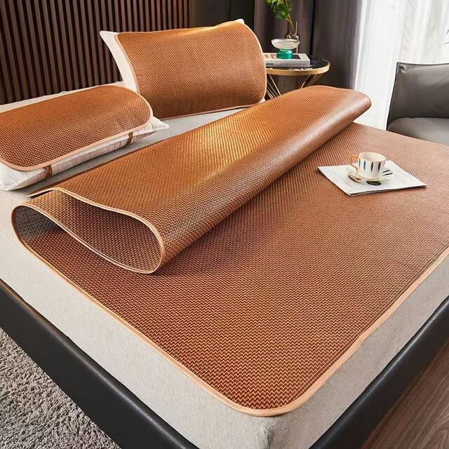 Summer mat mat 1.5m1.8m0.9/1.2m single double mat foldable dormitory straw mat new style