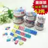Tube color long tail clip folder large medium color dovetail clip Student office supplies small ticket iron clip