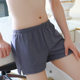 男士高端阿罗裤夏季透气纯棉睡裤短裤头开叉男款四角宽松男生裤衩