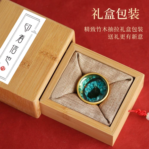 Латунная детская ёмкость для риса, сувенир для хранения пуповины ручной работы для новорожденных, подарочная коробка, «сделай сам»