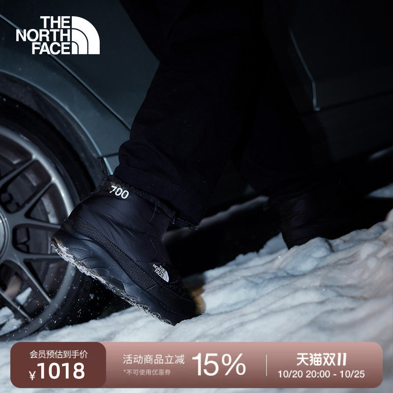 [Same Style as Li Yunrui] North Face Warm Shoes for Men and Women Nuptse Goose down Water-Repellent Thenorthface8Daa