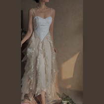 zisi wanton white Mei raw yarn heavy industry retro light wedding dress