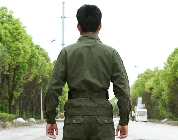 Đồng phục ngoài trời chính hãng phù hợp với lực lượng đặc biệt ngụy trang lĩnh vực đào tạo quần áo nam mùa xuân và mùa thu mặc bảo hiểm lao động quần áo làm việc - Những người đam mê quân sự hàng may mặc / sản phẩm quạt quân đội thắt lưng quân đội