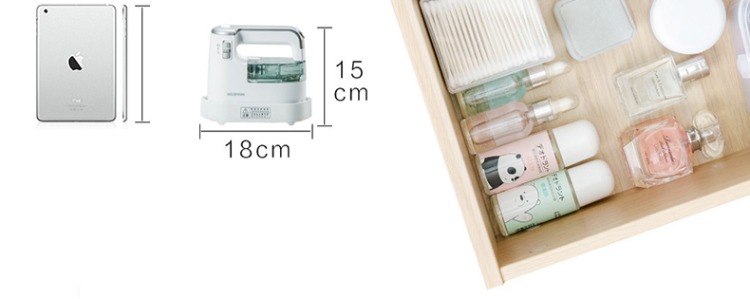 Nhật Bản Alice IRIS Máy hơi nước gia dụng Mini du lịch cầm tay nhỏ cầm tay Công suất thấp bàn ủi lock&lock