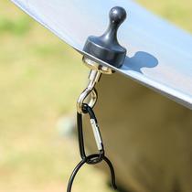 Camping de plein air Multifonction Point dancrage magnétique Skycurtain Tente Tente suceuse magnétique Clip Hook Hanger Puissant Magnet Hanging Buckle