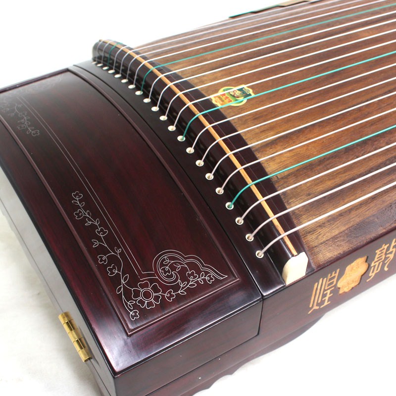 Đôn Hoàng Guzheng 6698J Bawang Bieji Broadleaf Dalbergia Nhà máy nhạc cụ quốc gia Thượng Hải - Nhạc cụ dân tộc đàn nguyệt