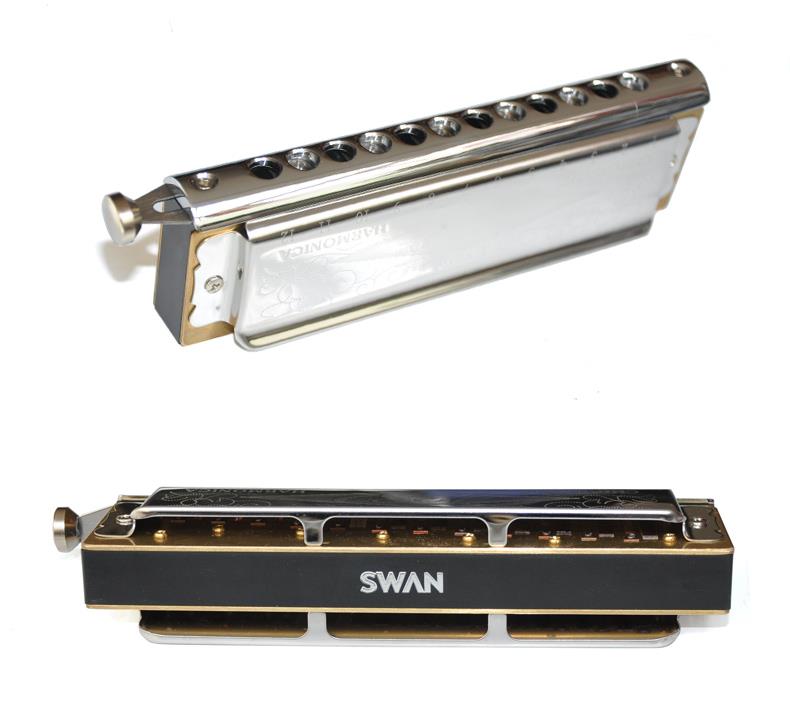 SWAN Swan 1982 cao cấp Trẻ em người lớn mới bắt đầu chơi nhạc cụ 12 lỗ 48 giai điệu 48 giai điệu - Nhạc cụ phương Tây đàn keyboard