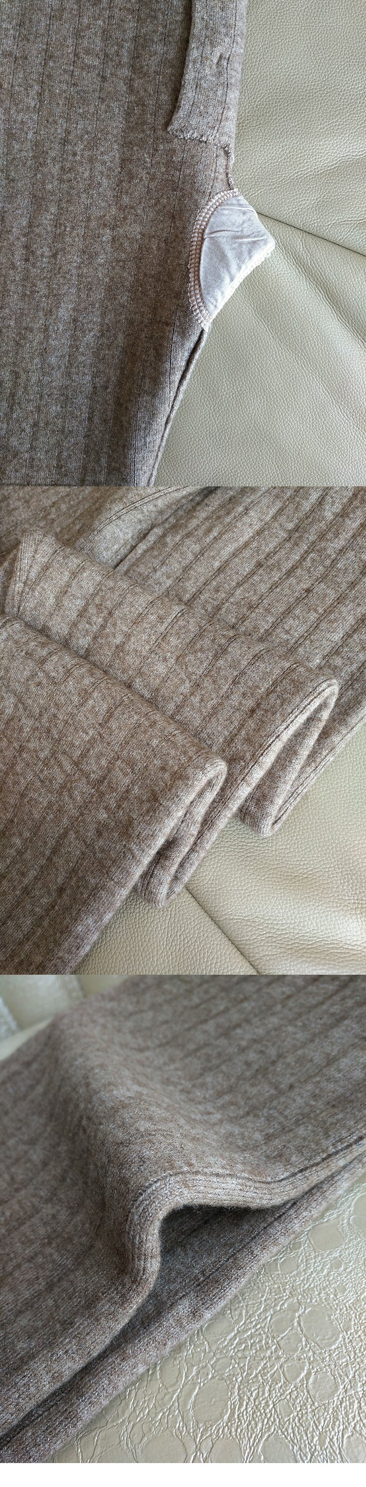 Quần cashmere nam và nữ đầy đủ quần len đôi dày cao eo ấm quần dày đáy quần dày cỡ lớn quần cotton mùa thu đông - Quần nóng lên quần lót nam