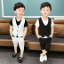 2 Summer childrens vest ba mảnh bộ con trai nhỏ phù hợp với bộ 3-5 năm bé cũ ngắn tay 4 đứa trẻ đẹp trai váy 6. 