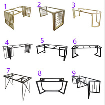 Table Leg Bracket Metal Table Leg Tea Table Bar Table Rock Board Desk Table TV Cabinet Desk Iron Art Shelf Customize