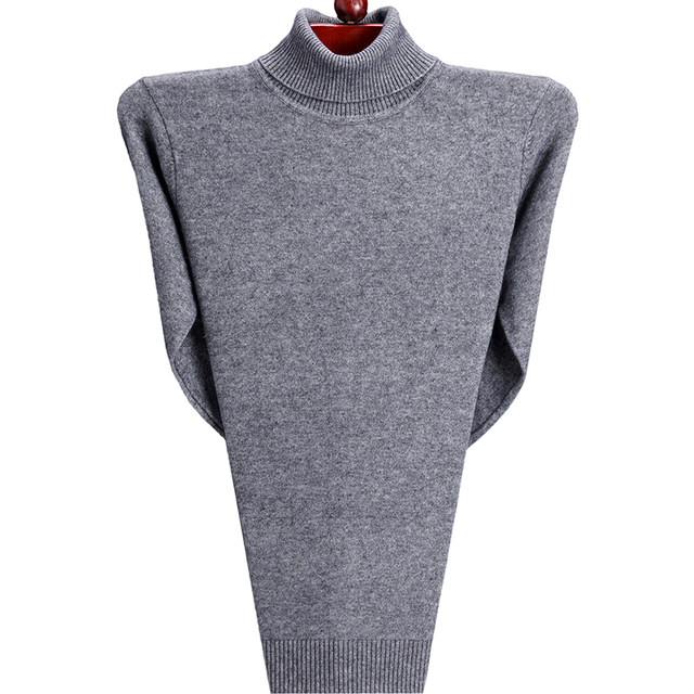 2023 ໃໝ່ 2023 ເສື້ອຢືດ Cashmere ທີ່ບໍລິສຸດຂອງຜູ້ຊາຍລະດູຫນາວຫນາ Turtle Sweater ຜູ້ຊາຍໄວຫນຸ່ມແລະອາຍຸກາງ, ເສື້ອຢືດຜ້າຂົນຫນູຂະຫນາດໃຫຍ່ລຸ່ມສຸດ