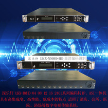 4 Input 8 input HD HDMI coding modulation all-in-one digital TV DVB-C DTMB front-end equipment
