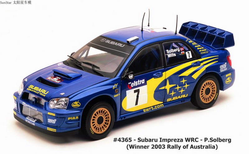 ミニカー Sun Star 1/18 SUBARU Impreza WRC 1/18 SUNSTAR WRC Subaru Impreza CAR DIE CAST MODEL RARE | eBay