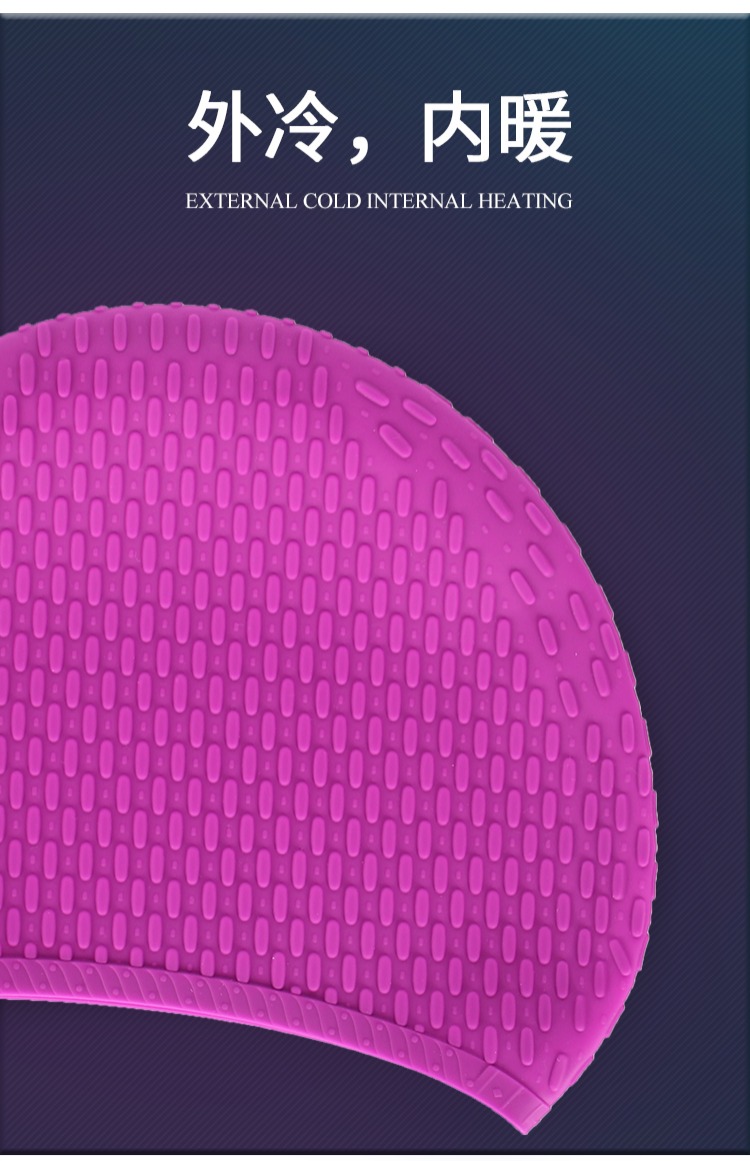 Anh tóc silicone nhỏ giọt mũ bơi nữ tóc dài không thấm nước thời trang tăng không đầu người lớn thoải mái bong bóng chuyên nghiệp mũ bơi phoenix	