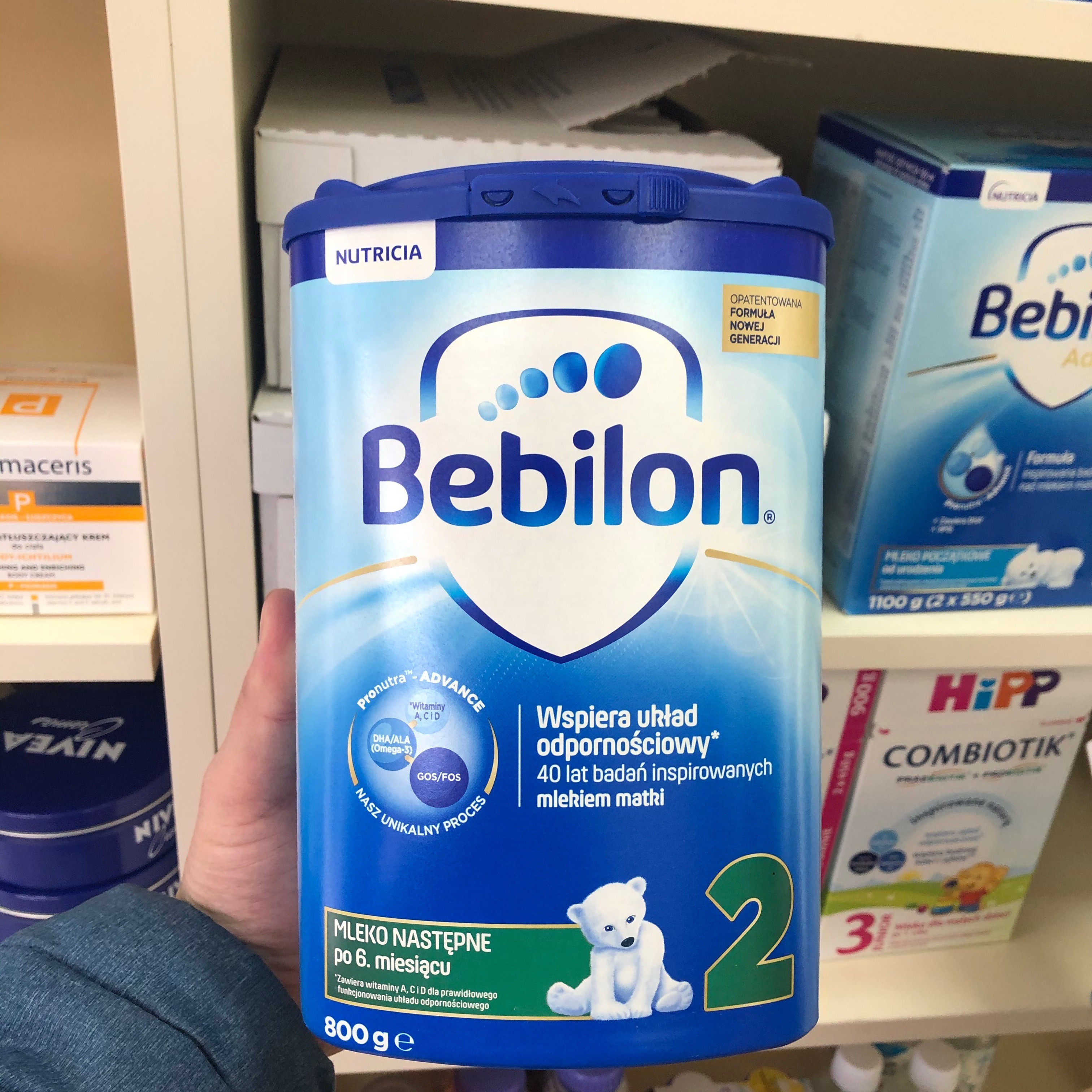 Poland Bebilon Polish version of infant milk powder 1 segment 2 segment 3 segment 4 segment 800G