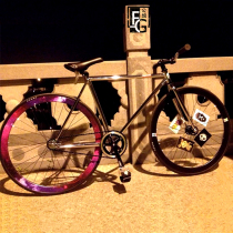 fixed gear dead flying mansion Starry Sky plating 40mm dead flying bicycle electroplating Starry Sky dead flying man