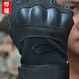 Мужские нескользящие тактические перчатки для тренировок, без пальцев