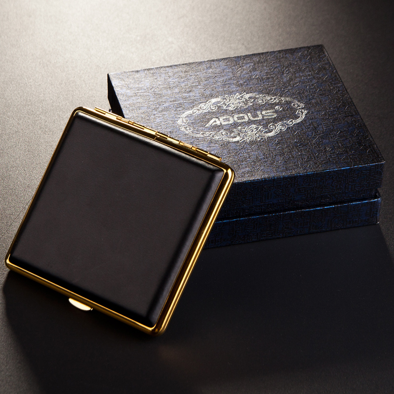 High-grade ultra-thin men's cigarette case personality 20 pack creative cigarette case automatic cigarette box cigarette clip