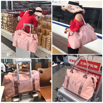 Short-distance travel bag female hand travel luggage light Net red trend large capacity travel bag waiting to be produced bag storage bag
