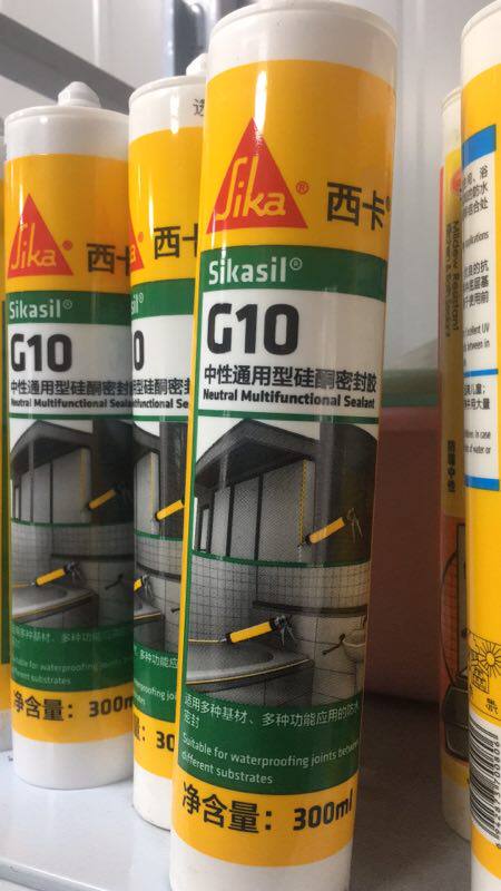 Special price hot selling direct Swiss Sika multifunction neutral weatherproof sealant F G10 glass glue 300ml