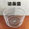 Fritter basket Fritter round drain rack Filter net Fried food oil control rack placement box Handmade basket