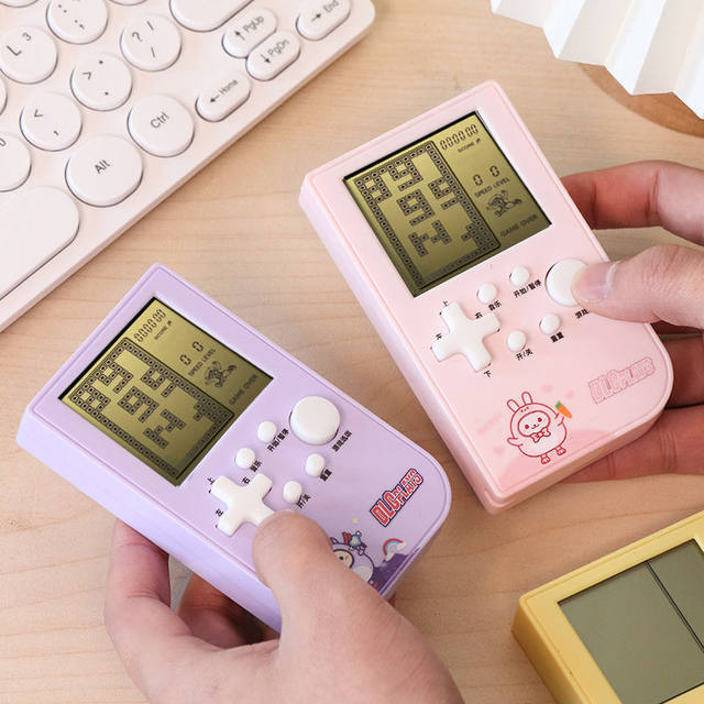 Tetris ເກມ Console Nostalgic Vintage Retro Handheld Children's Mini Small Portable Childhood Toy Benefit