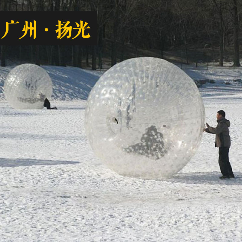 Water adult cold-resistant TPU inflatable snow-pop ball children's roller outdoor thick walking meadow touch ball