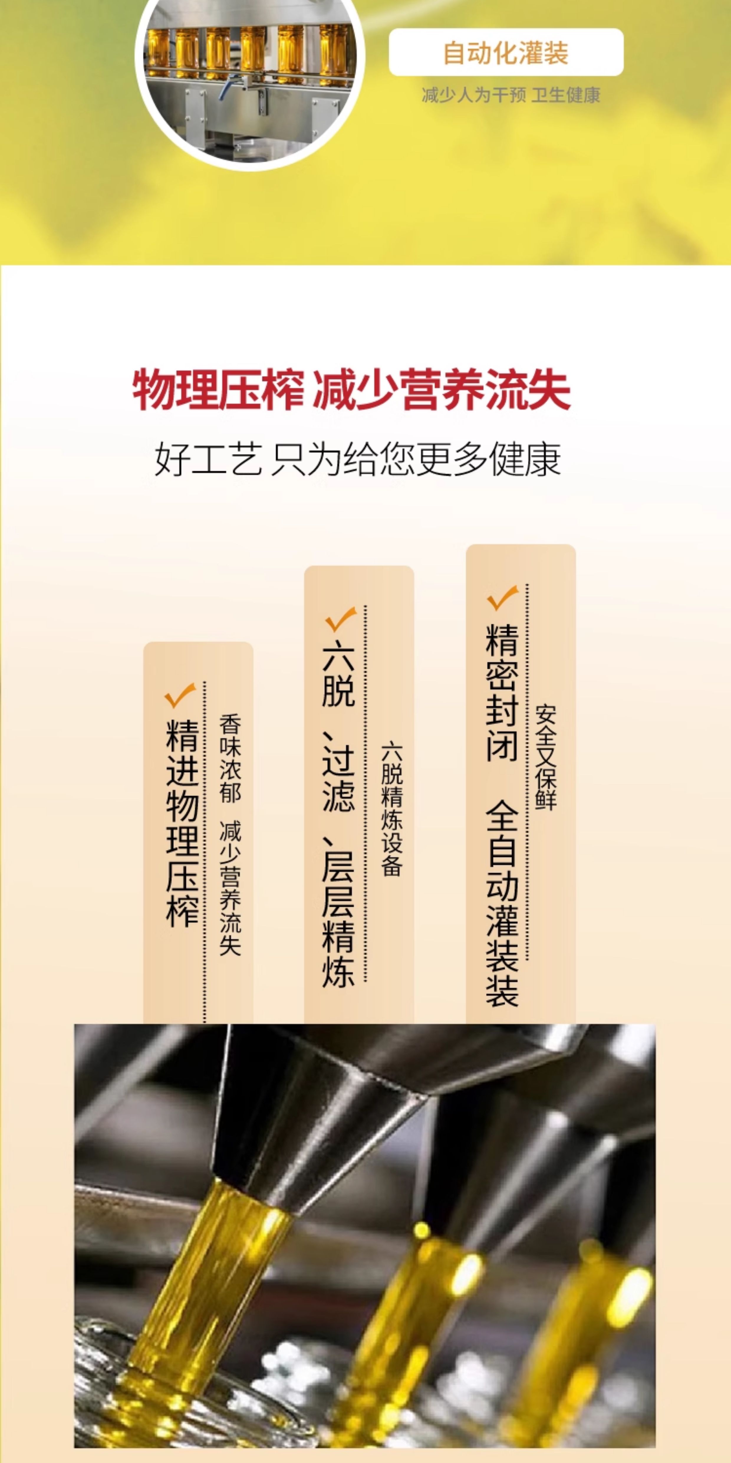 安享好物 安享A级菜籽油-长安花小榨菜籽油 行标 