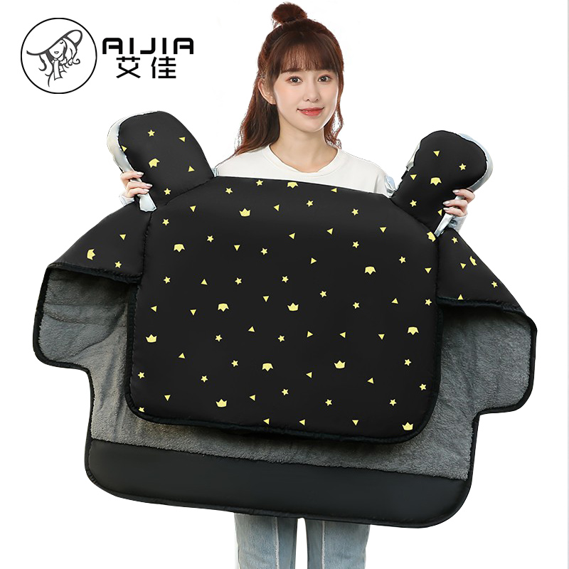 Electric vehicle windshield is velvet thickened small battery motorcycle windshield autumn and winter waterproof and cold-proof legs in winter