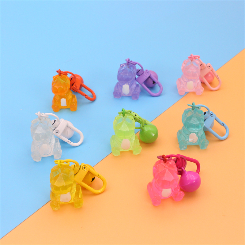 Creative Internet-Famous Cartoon Doll Luminous Dinosaur Car Keychain ins Cute Pendant Bag Couple Hanging Ornament Creative Internet-Famous Cartoon Doll Luminous Dinosaur Car Keychain ins Cute Pendant Bag Couple Hanging Ornament