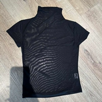 Черная сетчатая топ