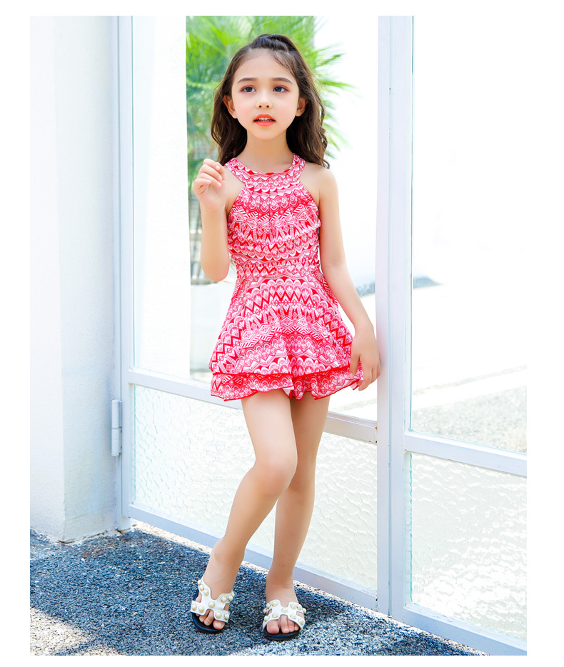 Đồ bơi cho trẻ em Váy một mảnh Cô gái Công chúa Bé Nhỏ Vừa Lớn Trẻ em Đồ bơi Hàn Quốc Đồ bơi dễ thương - Bộ đồ bơi của Kid quần bơi trẻ em