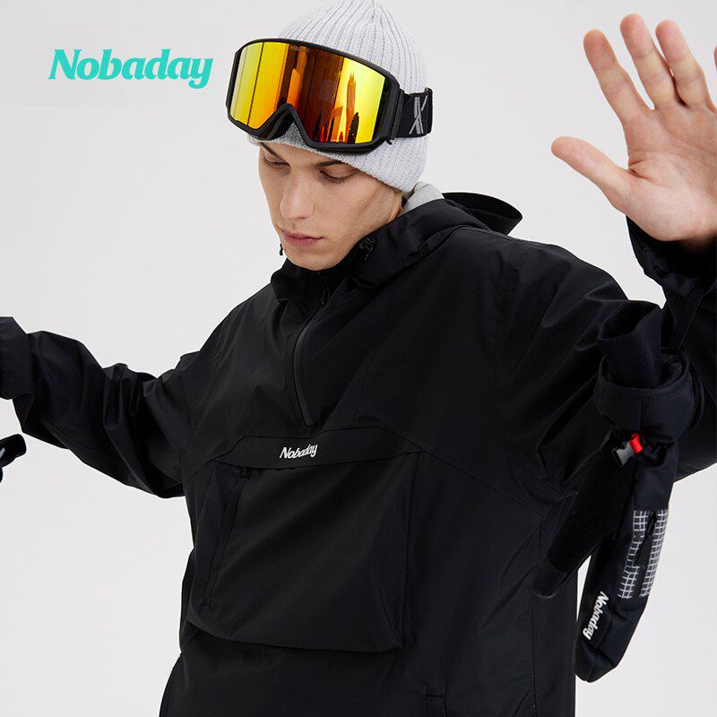 Nobaday ski suit ski pants pullover jacket soft shell hoodie outdoor warm ski sports