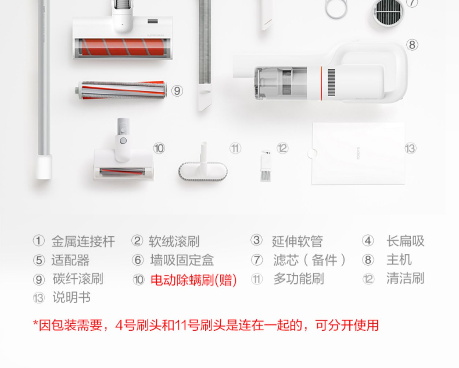 máy hút bụi lau nhà xiaomi Ruimi Máy hút bụi không dây F8 Ultimate Cordless Hộ gia đình nhỏ Độ bền lâu Hộ gia đình cầm tay kê nhỏ - Máy hút bụi robot lau nhà ecovacs