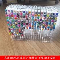 Art This acrylic transparent mark pen holder storage split desktop color pen holder stationery store pen holder display