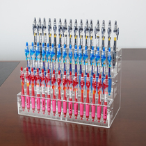 Pen rack stationery store display rack multi-layer stepped acrylic jack flow table press gel pen single display