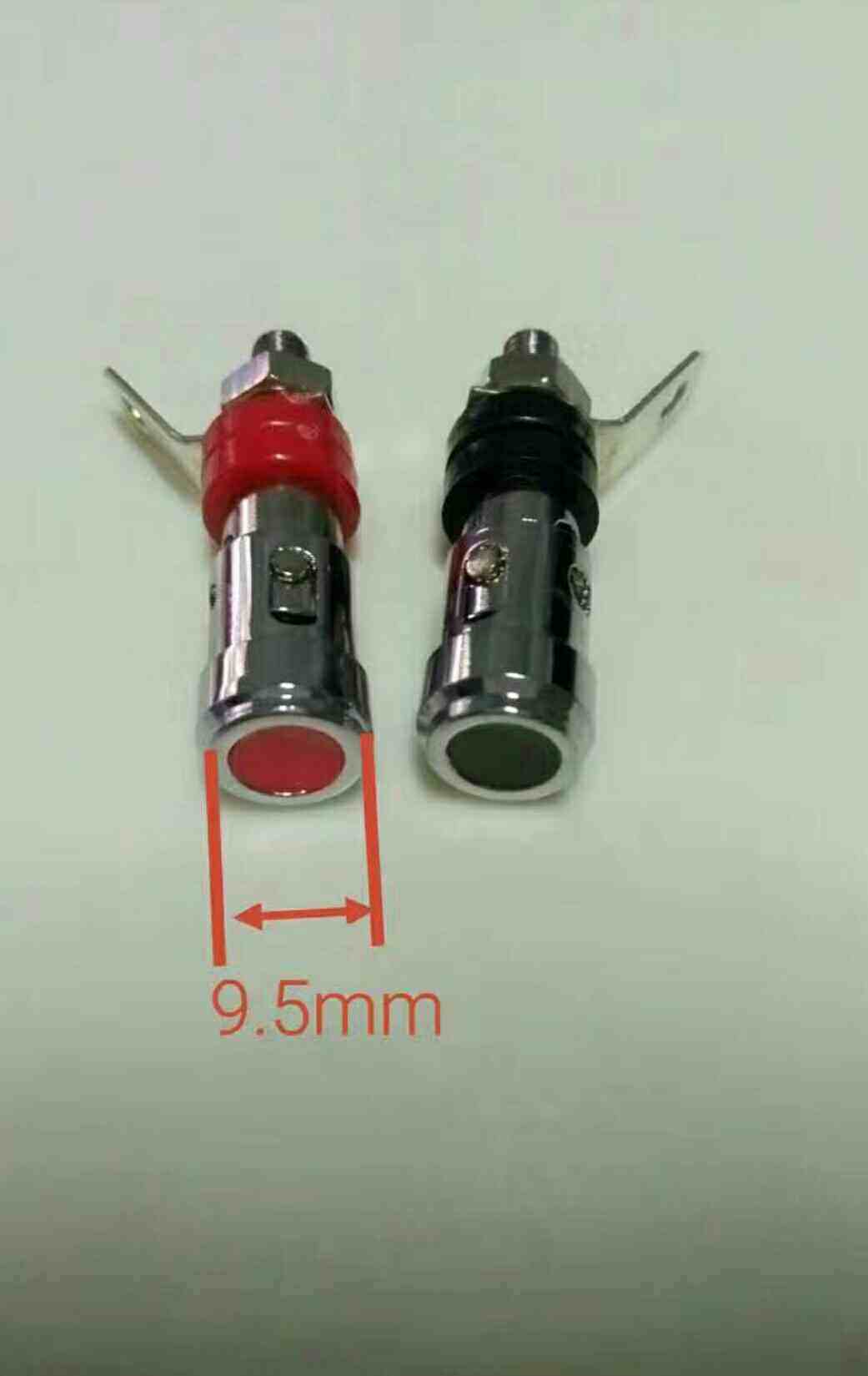 Pure copper chrome-plated power amplifier speaker audio crystal terminal speaker terminal subwoofer terminal pair