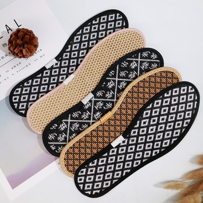 鞋垫男吸汗防臭透气女士抗菌除臭留香手工棉布旅游鞋皮鞋鞋垫夏季